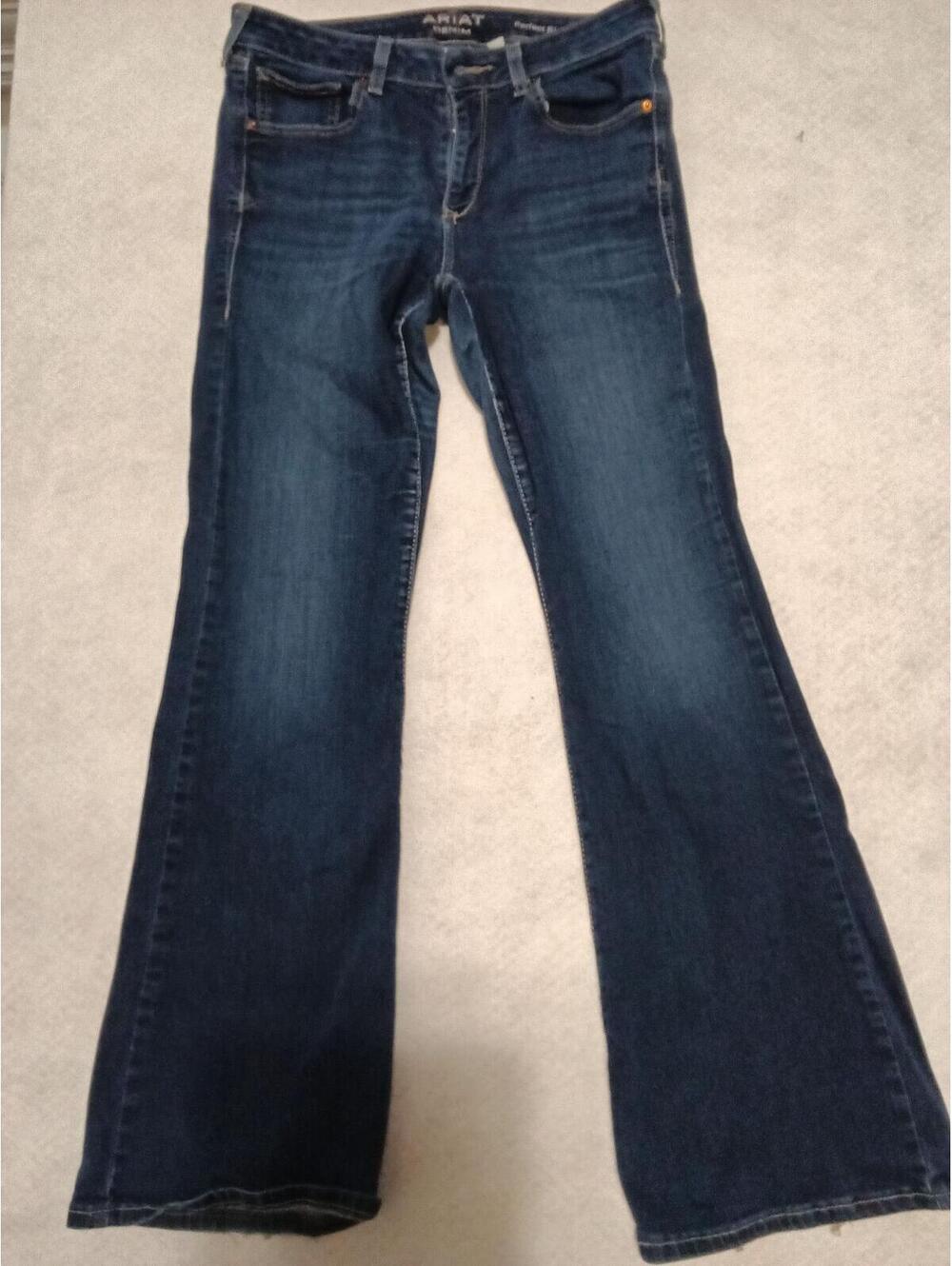 Ariat Denim Perfect Rise Flare Jeans Size 30R (10-12)